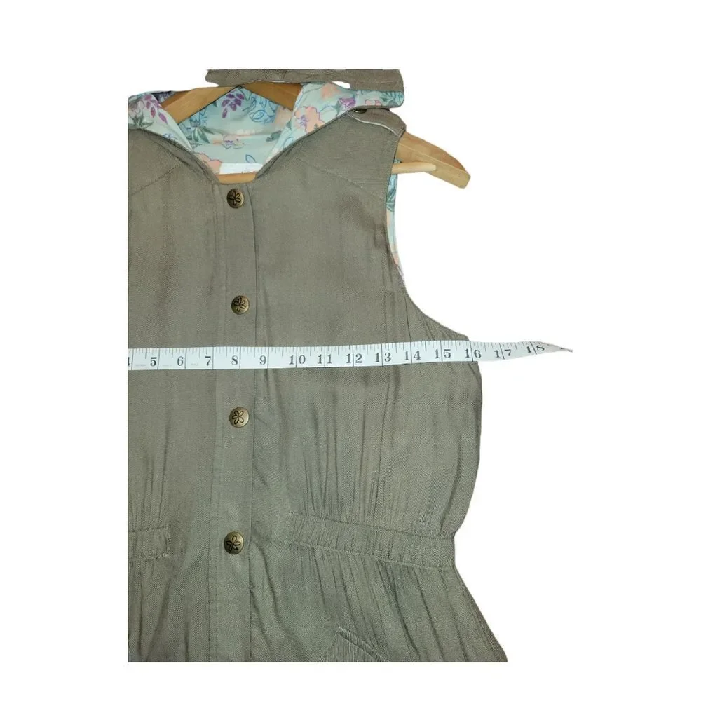 NWT Matilda Jane 435 Winding Path Vest Choose Your Own Path Snap Hooded Vest 14